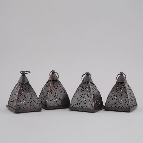 bronze metal tea lights