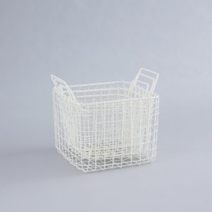 ivory nested iron basket
