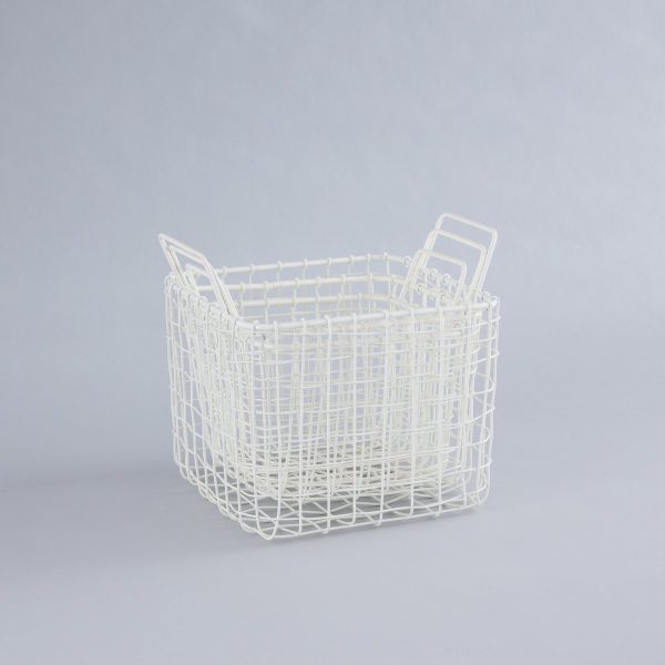 ivory nested iron basket