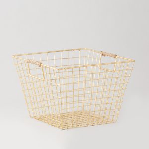 multi-purpose iron basket jute wraped