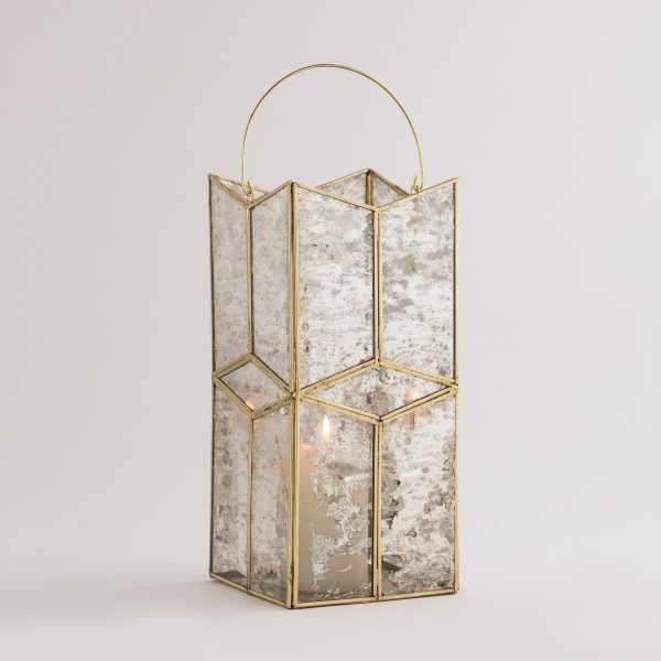 frosty glass hanging lantern