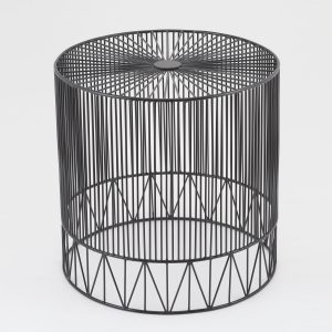 round wire side table