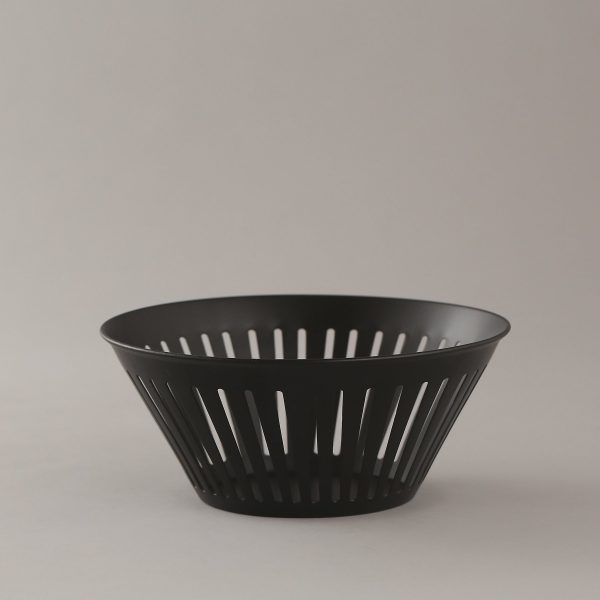 iron powder coated black bowl