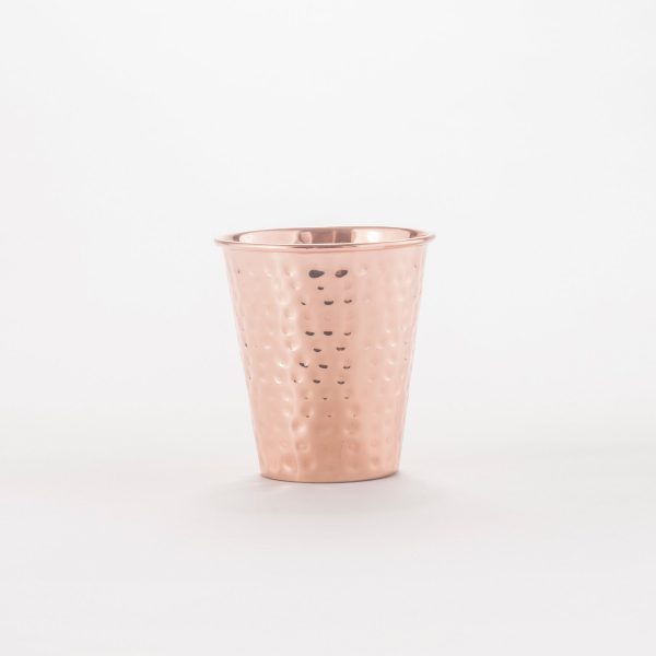 hammered pure copper tumbler