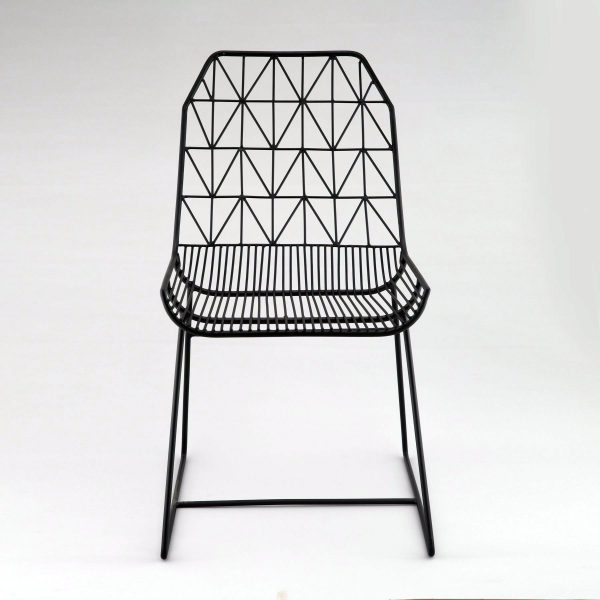 designer iron wire fram chair