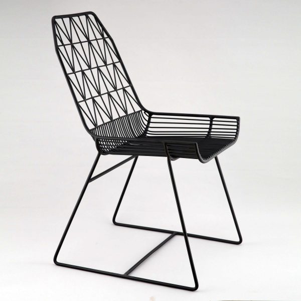 designer iron wire fram chair