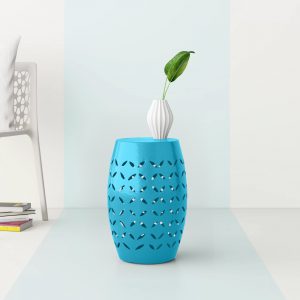 Drum End Table Butterfly Cut