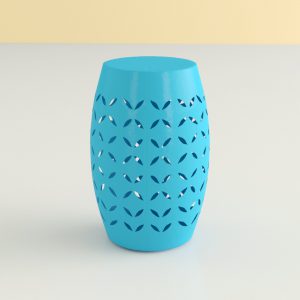 drum end table butterfly cut