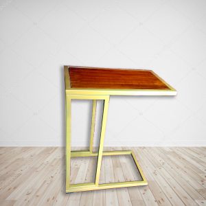 Laptop C Table Steel Wood